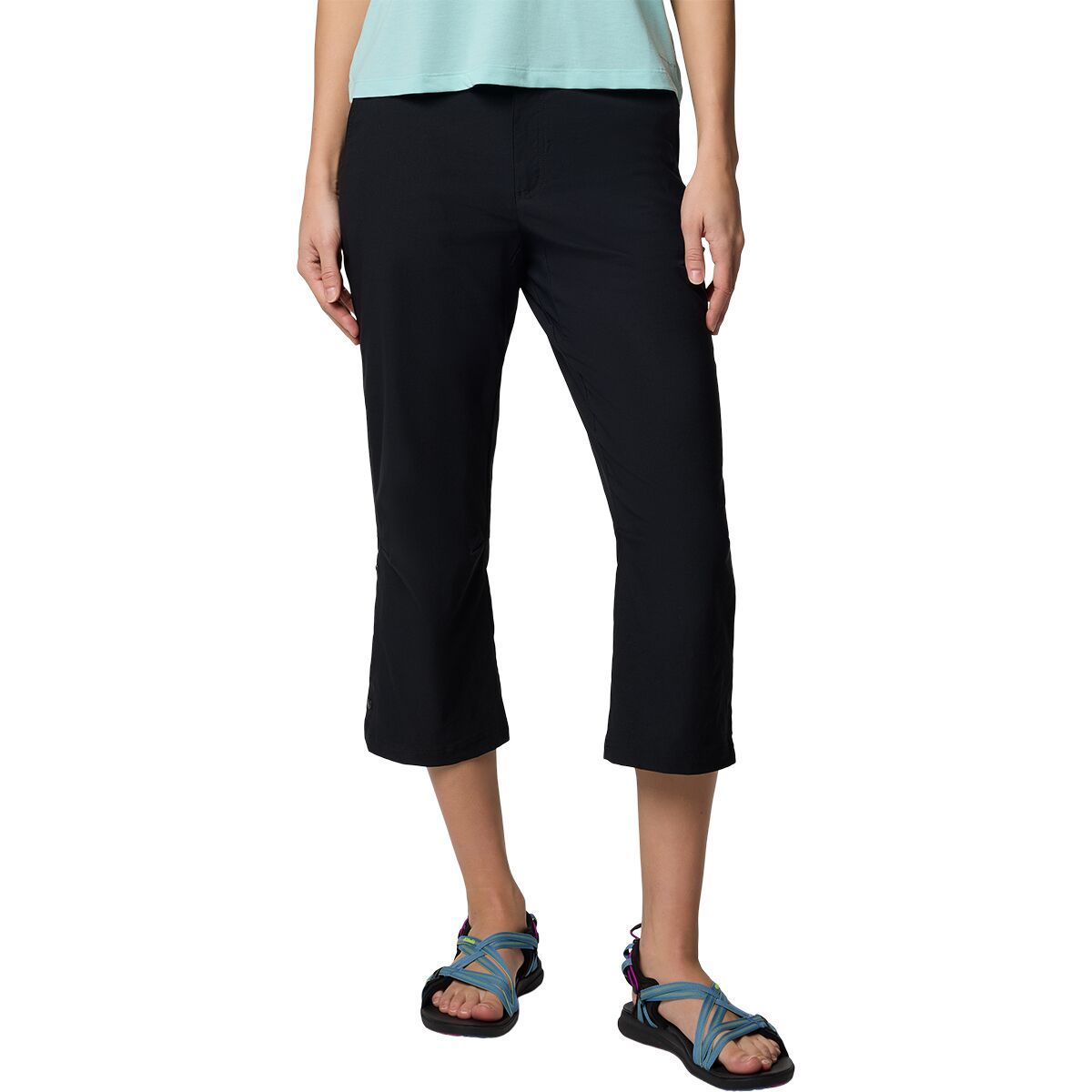 Image of Columbia Leslie Falls Capri II Pant - Women's Black, 12