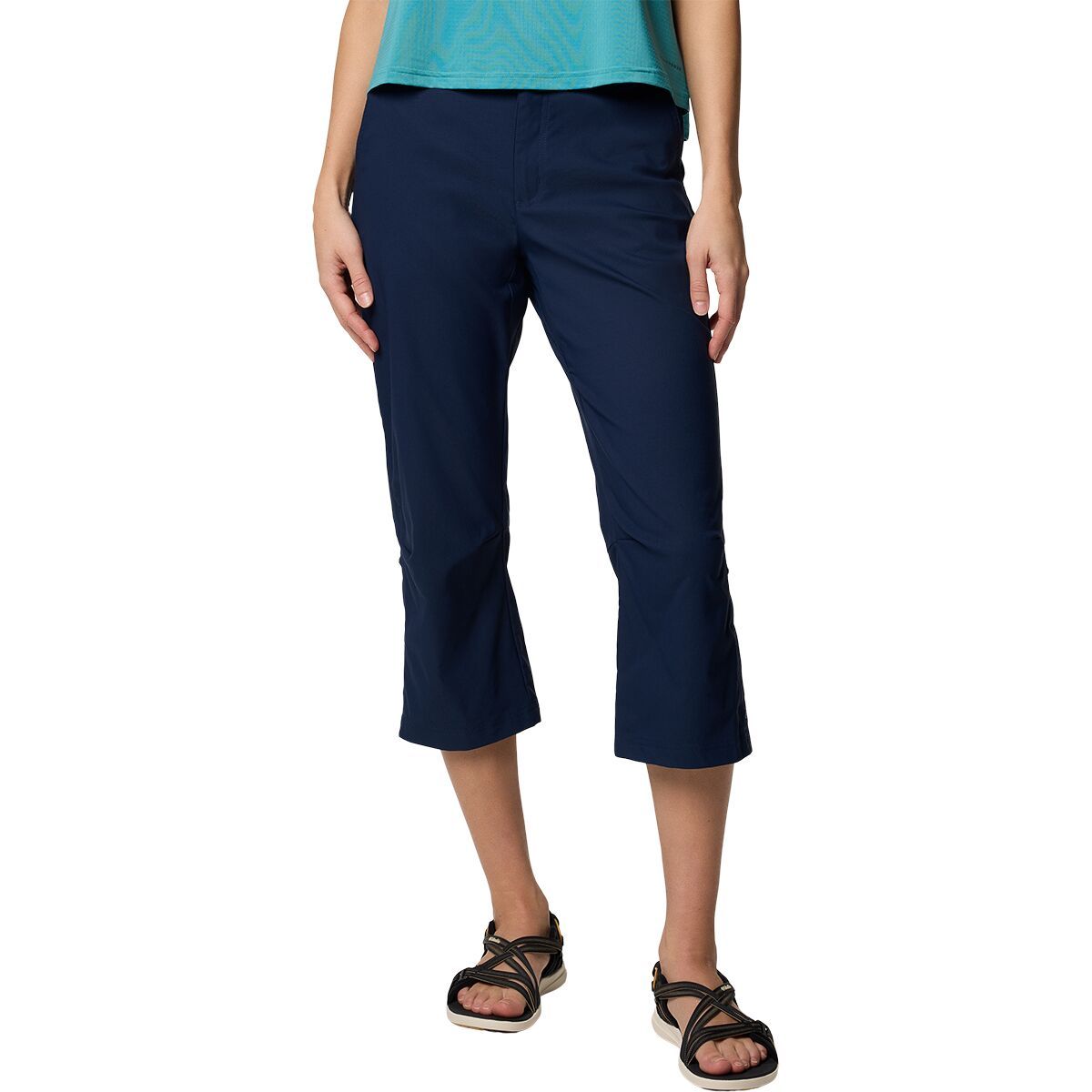 Image of Columbia Leslie Falls Capri II Pant - Women's Collegiate Navy, 4
