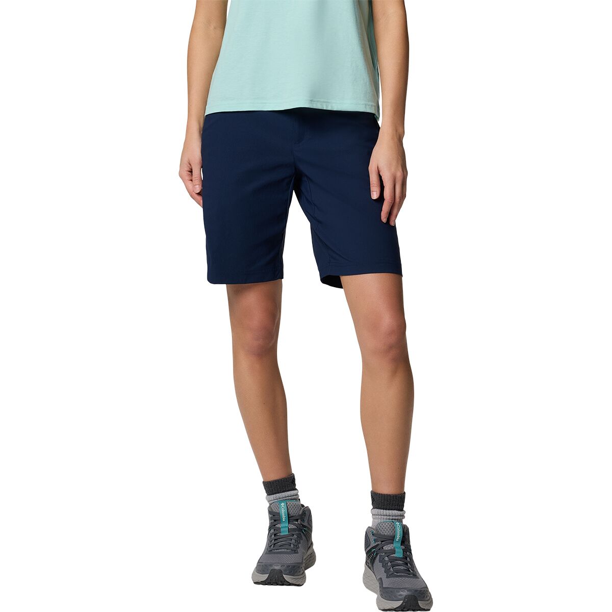 Image of Columbia Leslie Falls II 9in Long Short - Women's Collegiate Navy, 4
