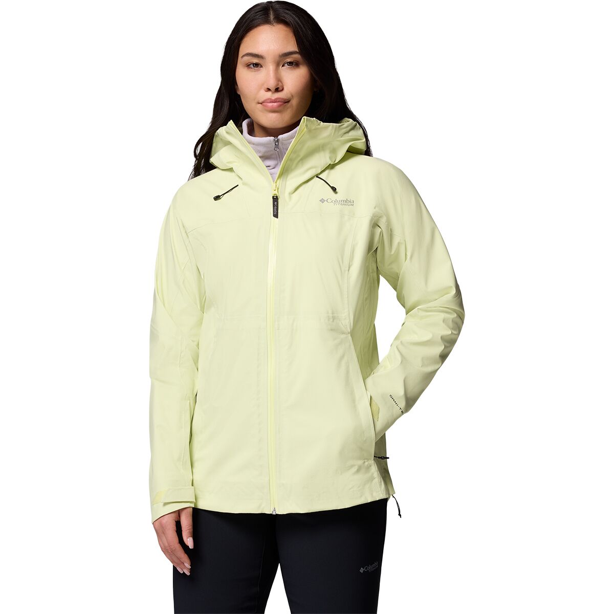 Image of Columbia Northwest Explorer 3L Shell Jacket - Women's Citron Haze, S
