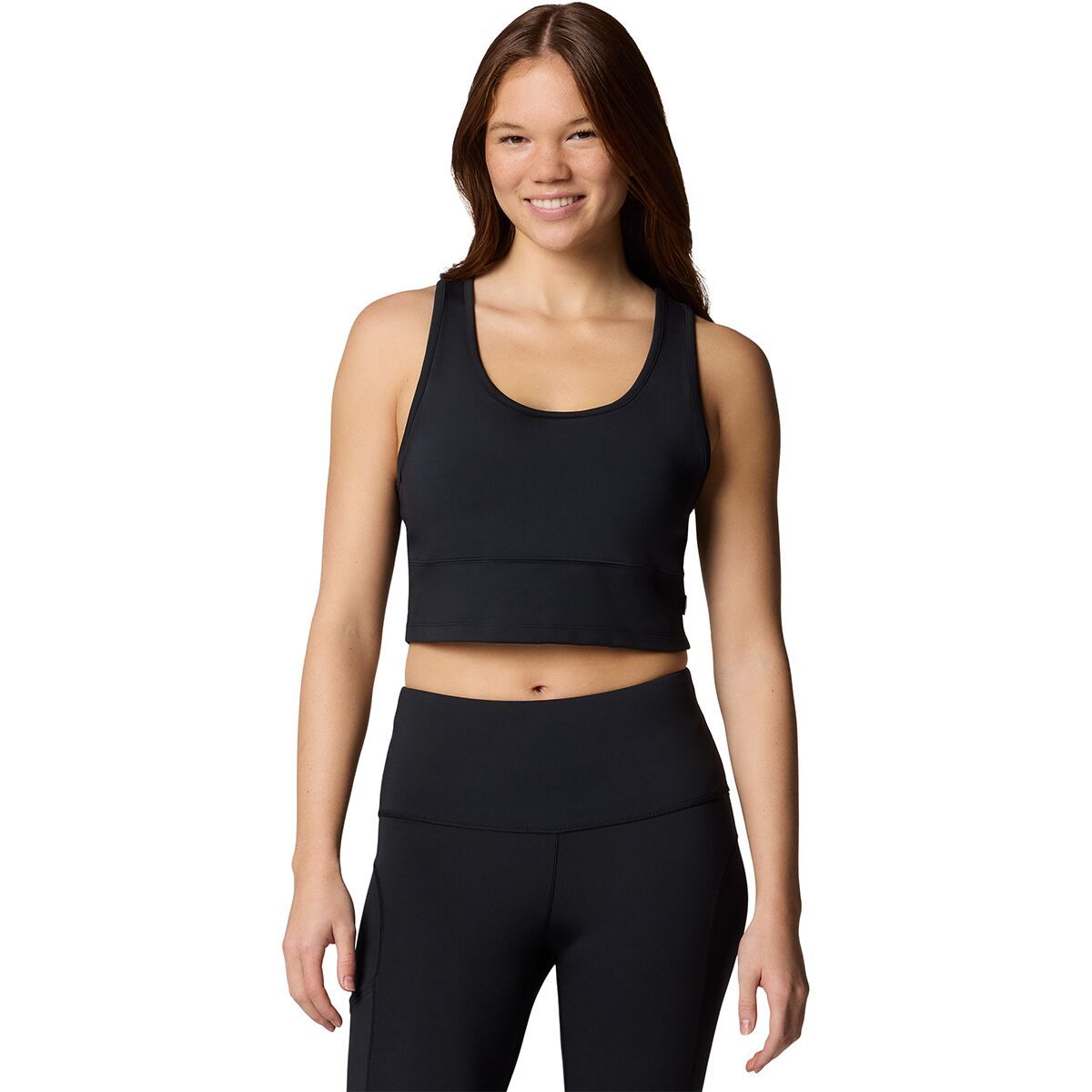 Columbia PFG Open Water Cropped Tank Top - Women's Black, S