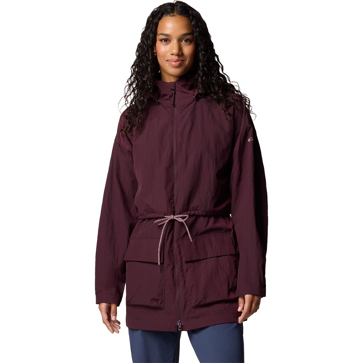 Image of Columbia Paracutie Mid Cargo Windbreaker - Women's Moonvista, S