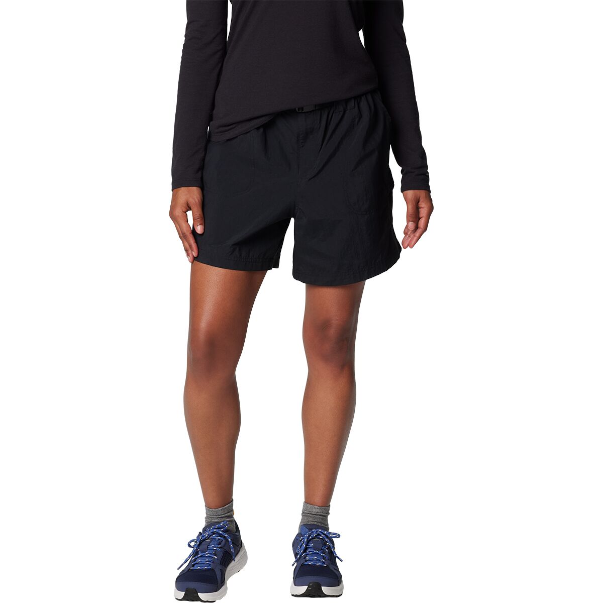 Image of Columbia Sandy River Cargo II 6in Short - Women's Black, XS