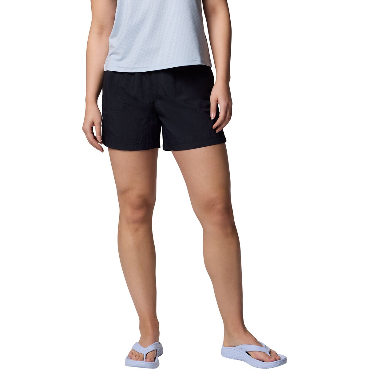 Image of Columbia Sandy River II 5in Short - Women's Black, L