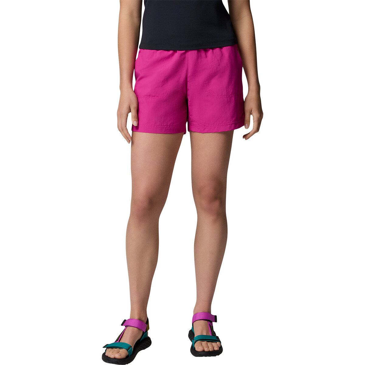 Image of Columbia Sandy River II 5in Short - Women's Fuchsia, XL