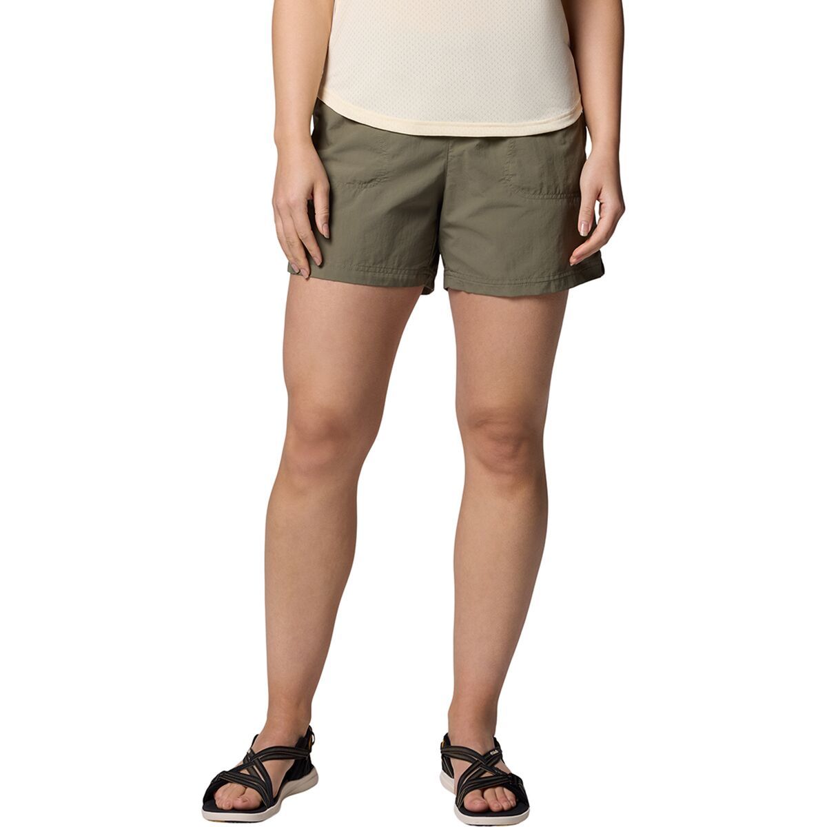 Image of Columbia Sandy River II 5in Short - Women's Stone Green, XS