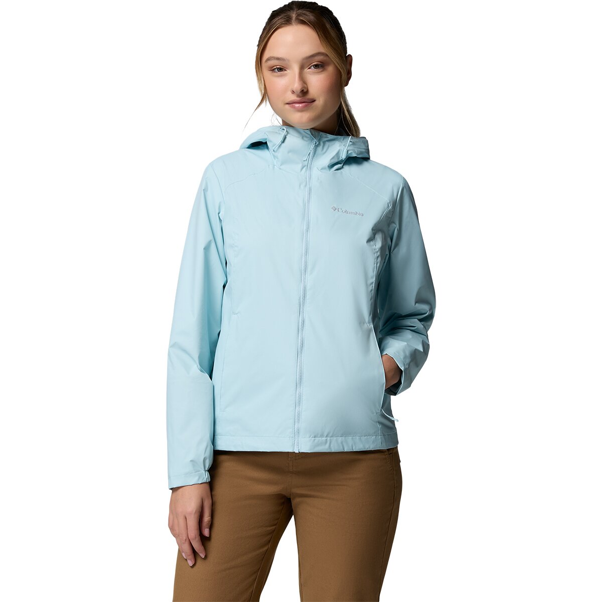 Image of Columbia Scattered Showers Jacket - Women's Marine Light, XS