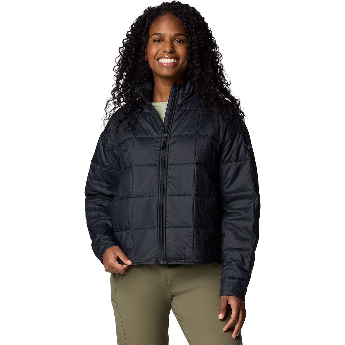 Image of Columbia Sienna Hill Quilted Jacket - Women's Black, S