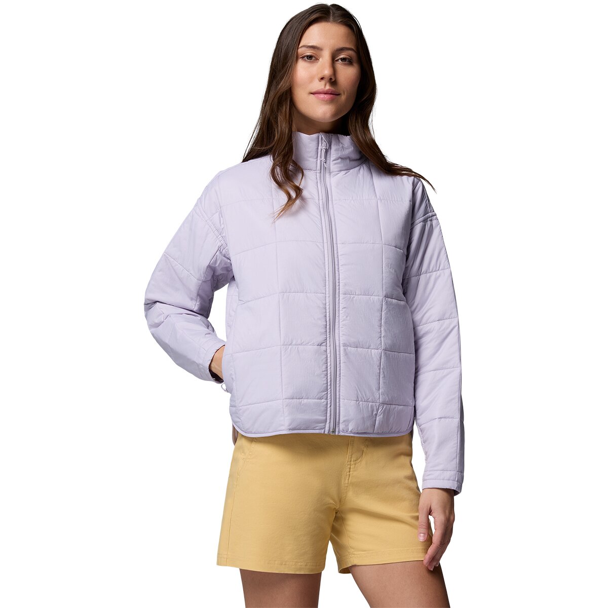 Image of Columbia Sienna Hill Quilted Jacket - Women's Lavender Pearl, XL