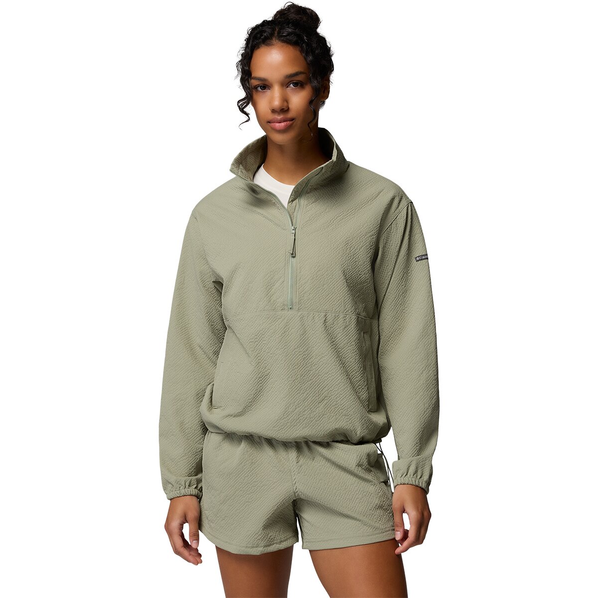 Image of Columbia Sucker For Summer 1/2-Zip Crew Sweatshirt - Women's Safari, M