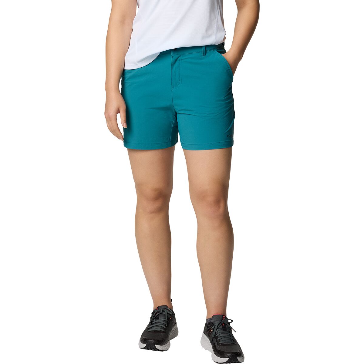 Image of Columbia Summit Valley II 7in Short - Women's River Blue, 6