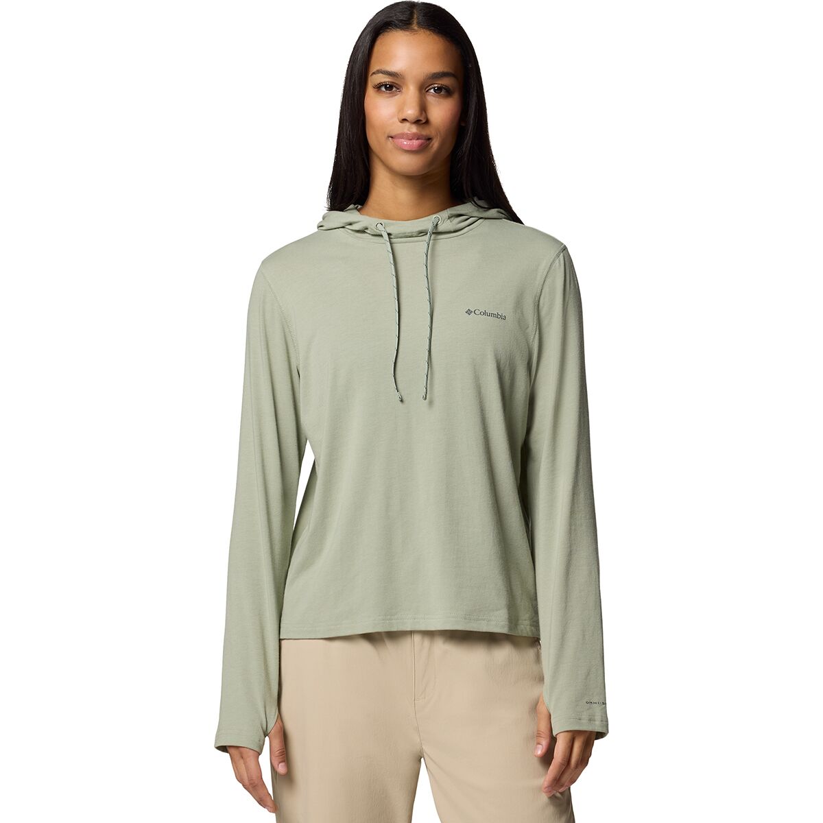 Image of Columbia Sun Trek II Hoodie - Women's Safari, XS