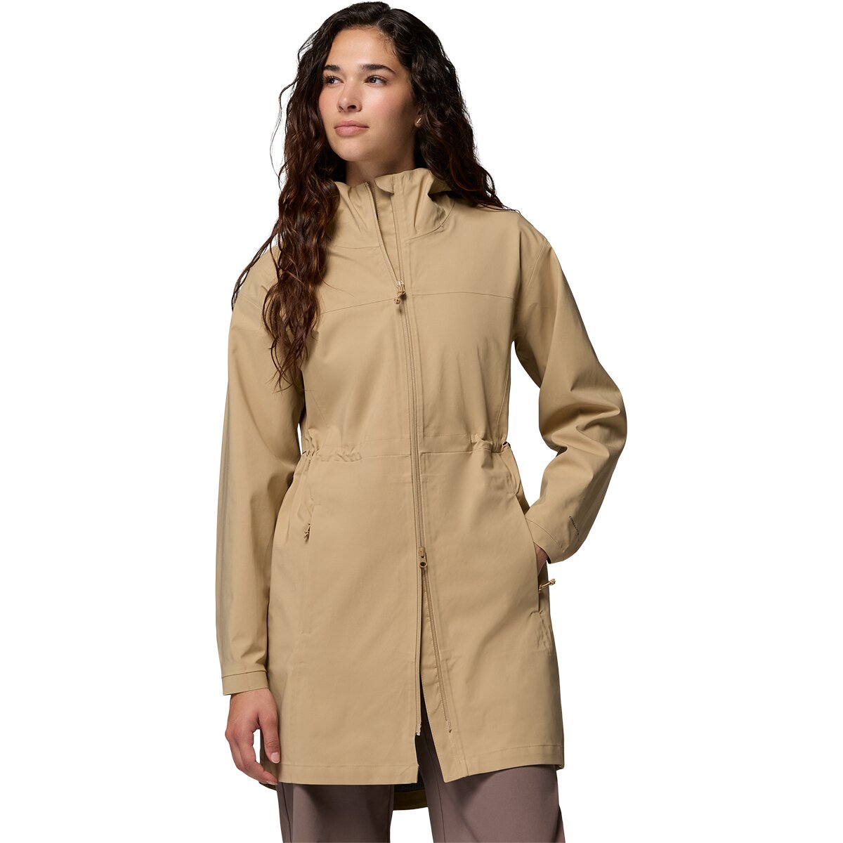Image of Columbia Weekend Adventure II Long Shell Jacket - Women's Beach, S