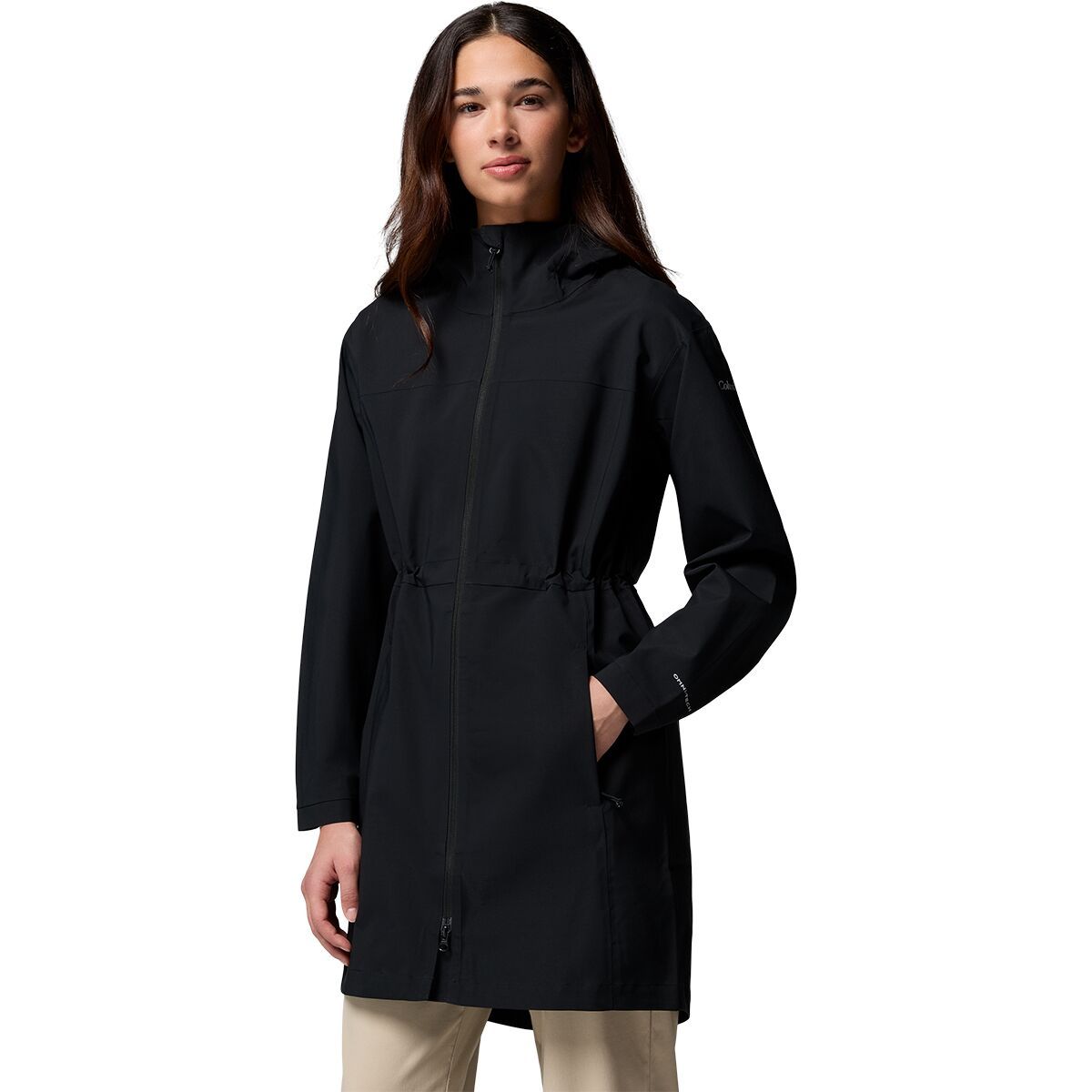 Image of Columbia Weekend Adventure II Long Shell Jacket - Women's Black2, XL