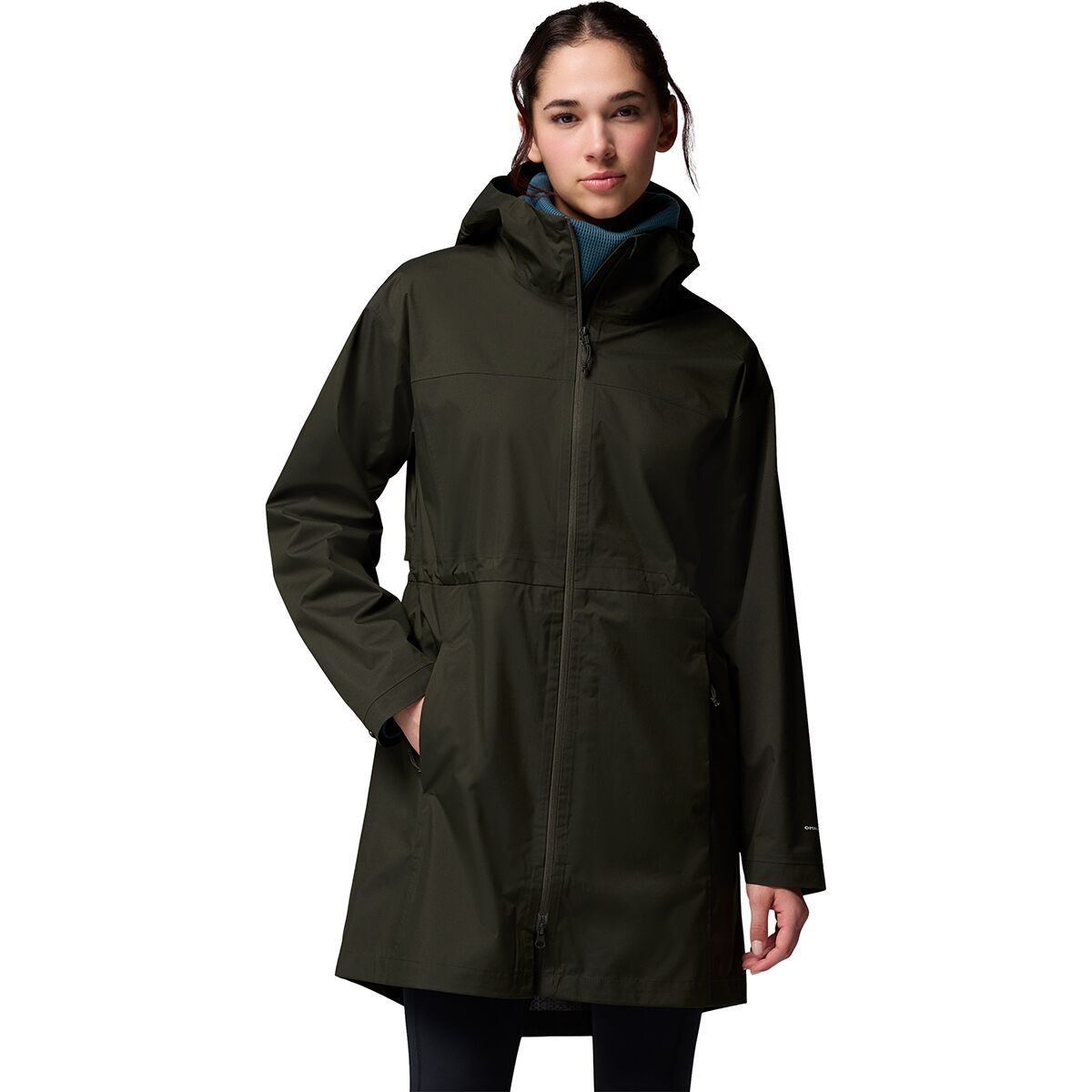 Image of Columbia Weekend Adventure II Long Shell Jacket - Women's Greenscape, L