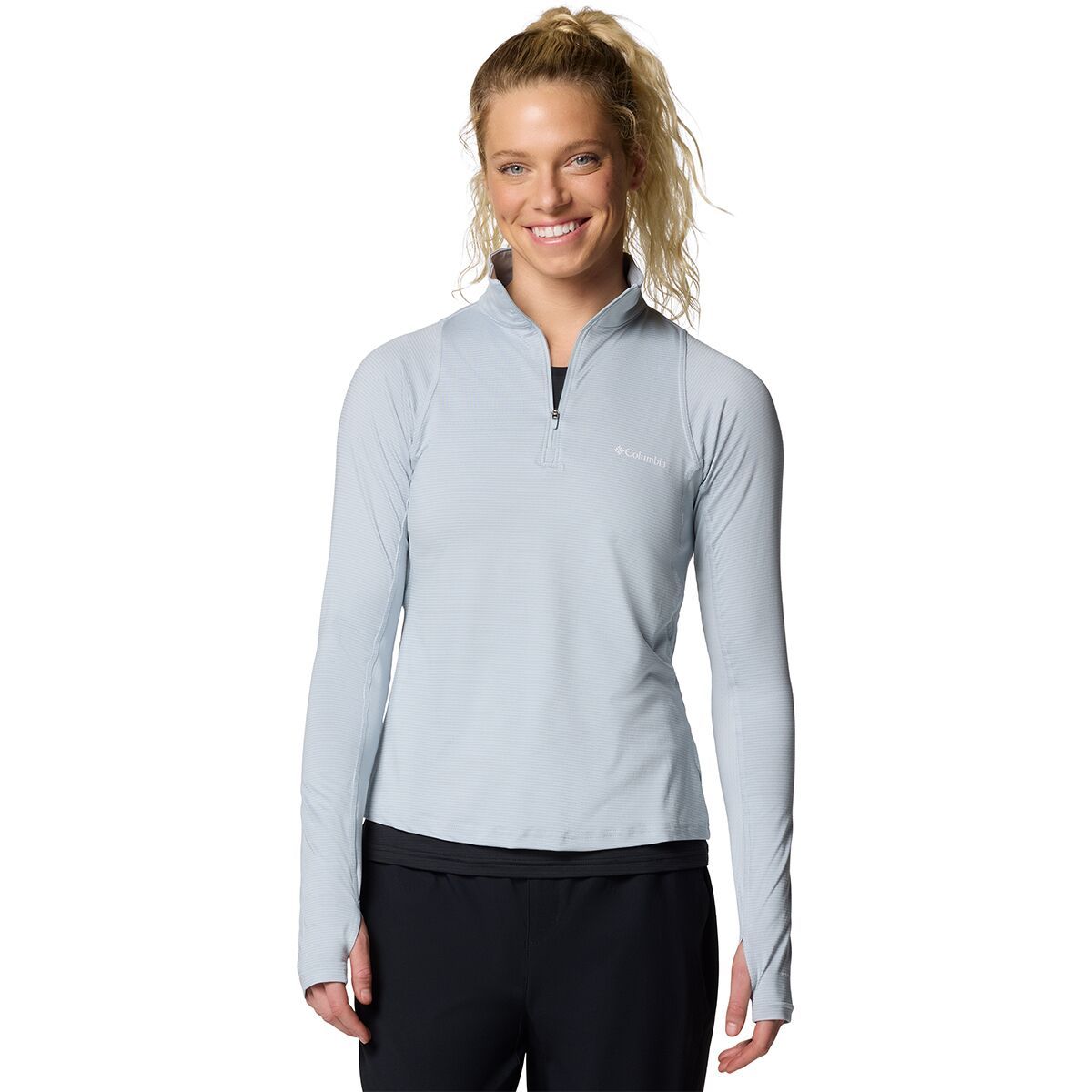 (取寄) コロンビア レディース ウィークエンド 1/2 ジップ Columbia women Weekend Ascent 1/2 Zip Black Women's Weekend Ascent Half Zip Shirt | Columbia
