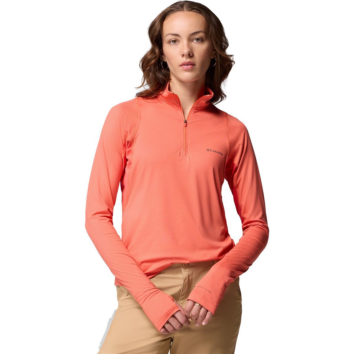 Image of Columbia Weekend Ascent Half-Zip Shirt - Women's Zing, XL