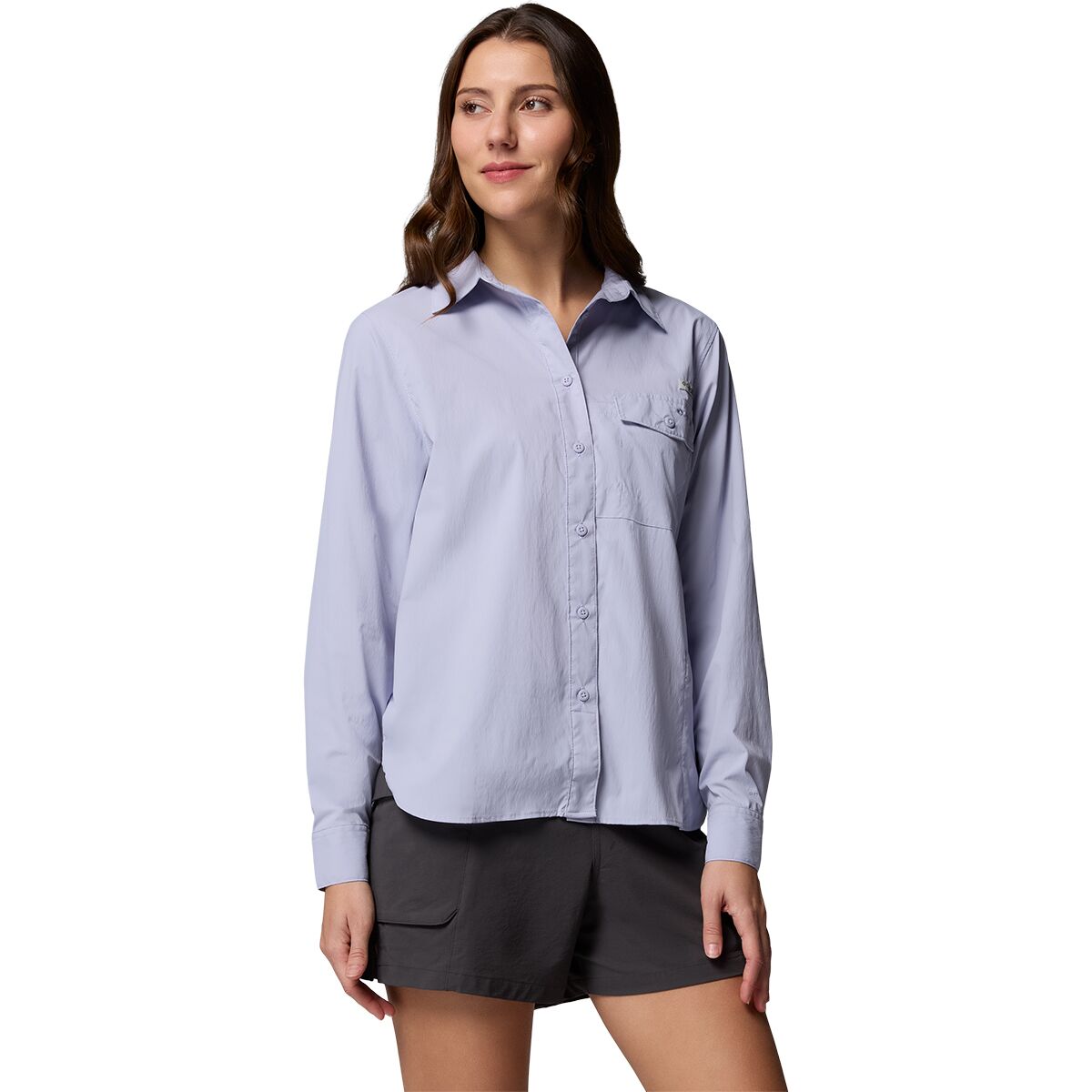 Image of Columbia Wild Cast Long-Sleeve Shirt - Women's Twilight, XS