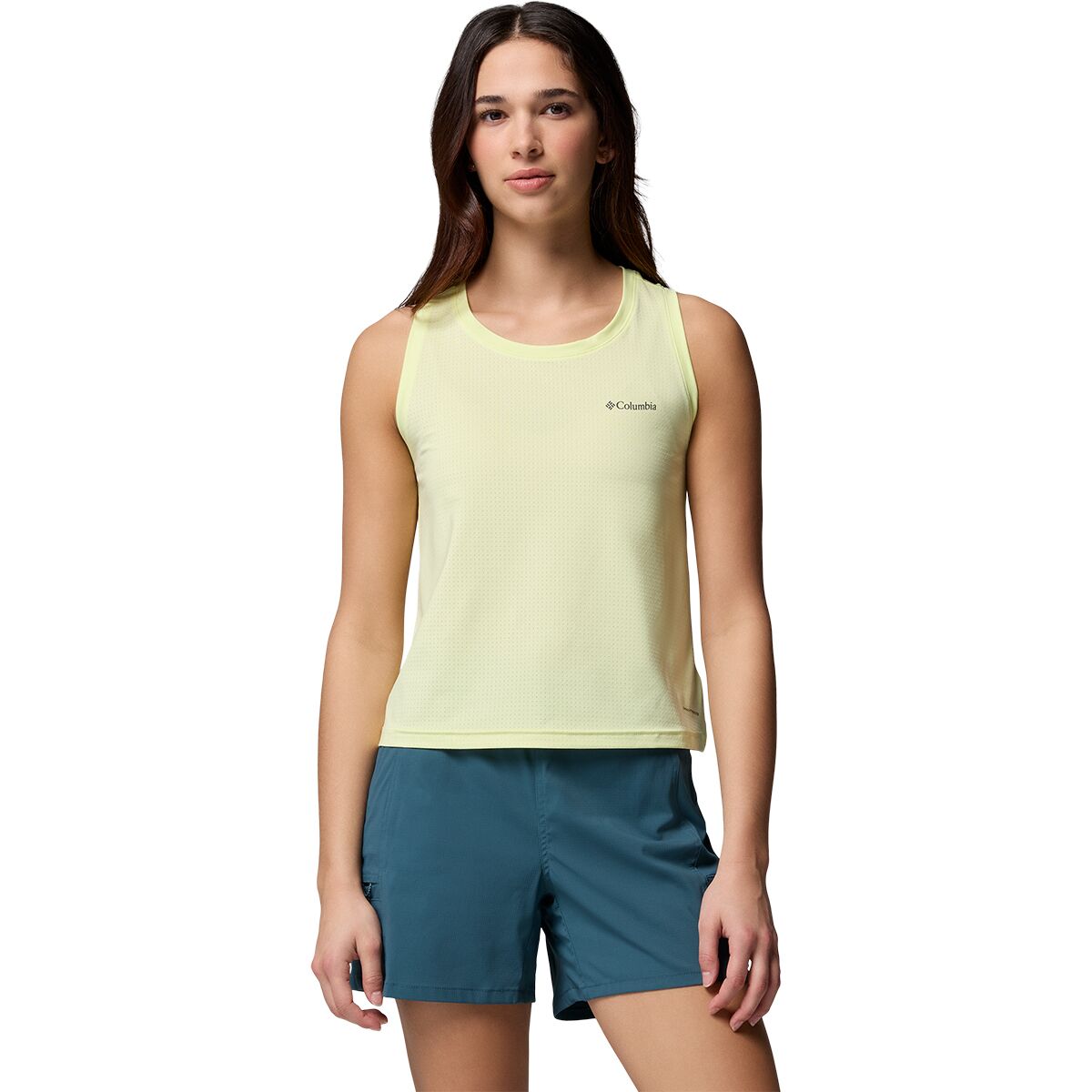 Image of Columbia Wild Springs Tank Top - Women's Citron Haze, M