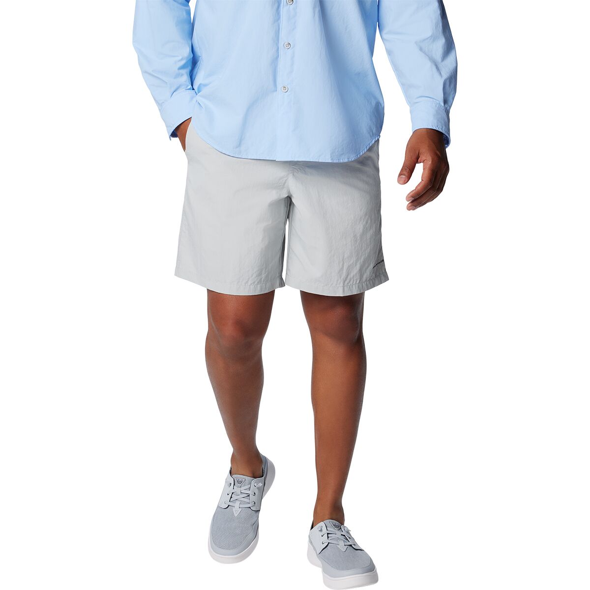 Image of Columbia Backcast IV 6in Water Short - Men's Cool Grey, XL