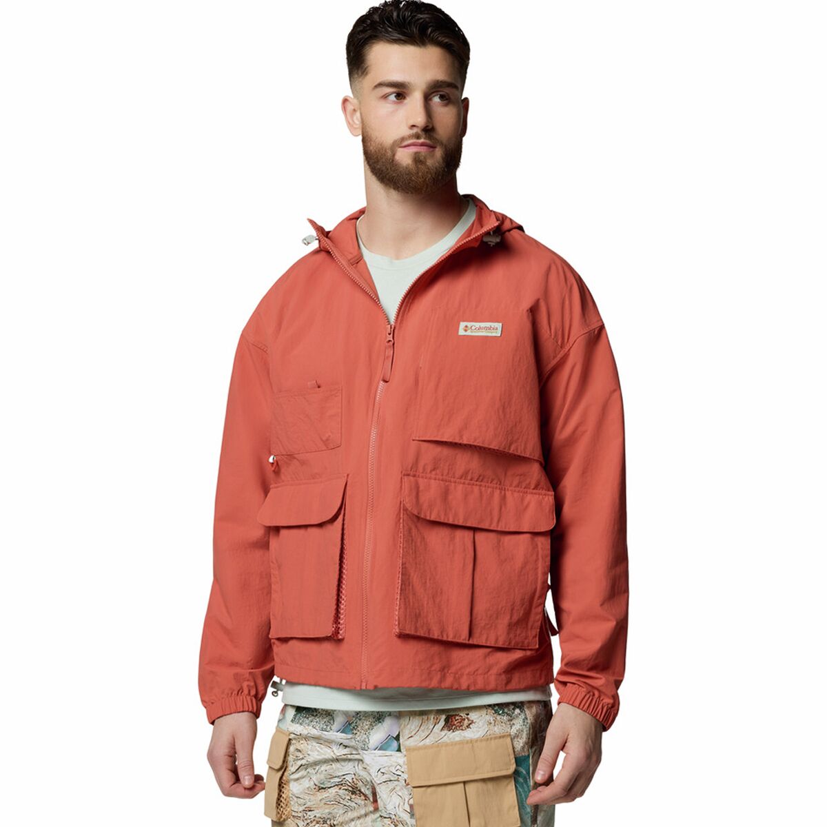 Image of Columbia Cove Beach Windbreaker - Men's Mars, L