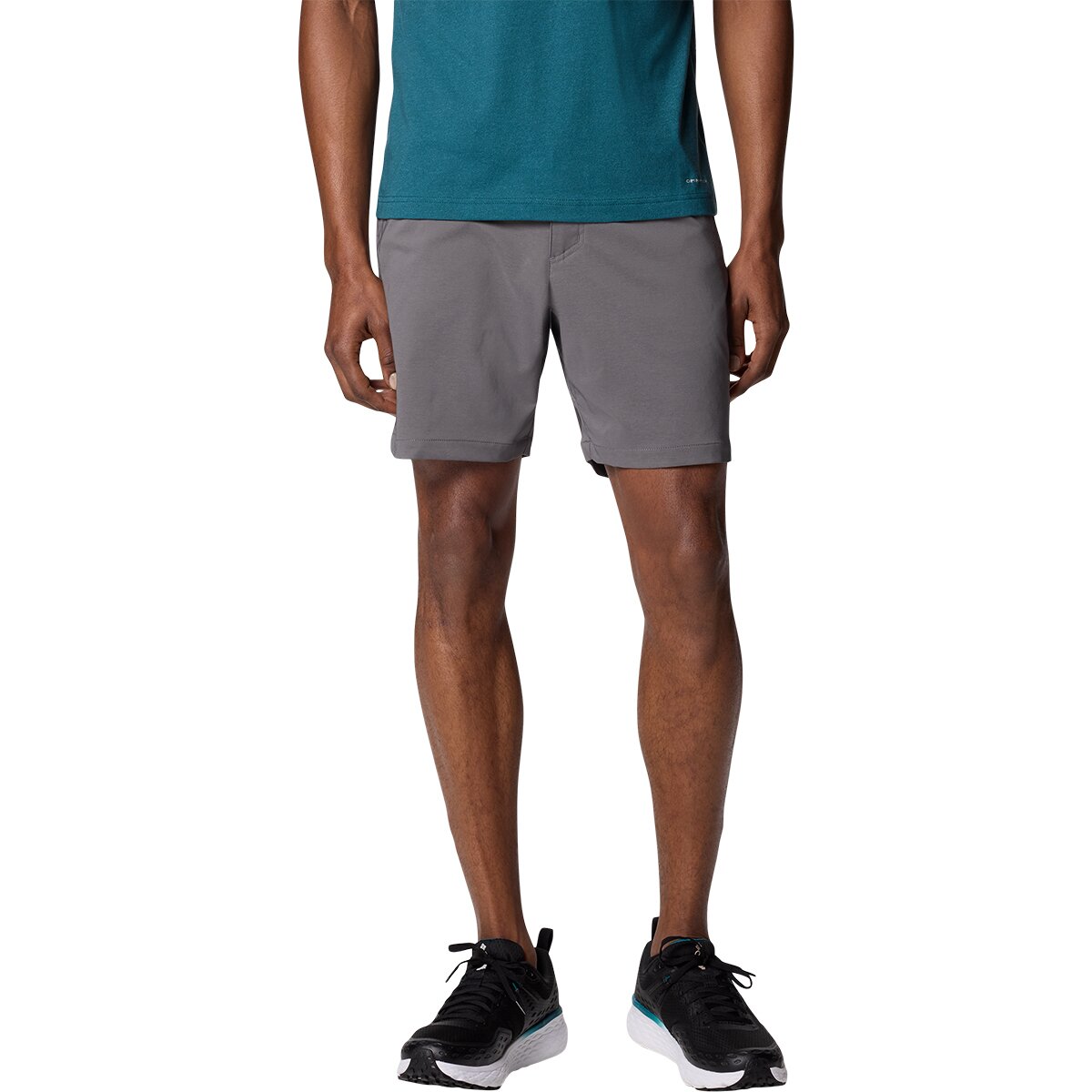 Image of Columbia Sage Peak 9in Chino Short - Men's City Grey, 40