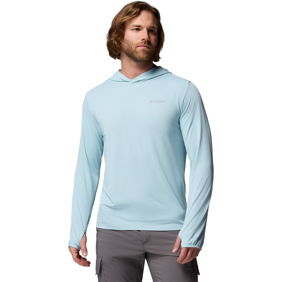 Image of Columbia Tech Trail Utility Hoodie - Men's Marine Light, M