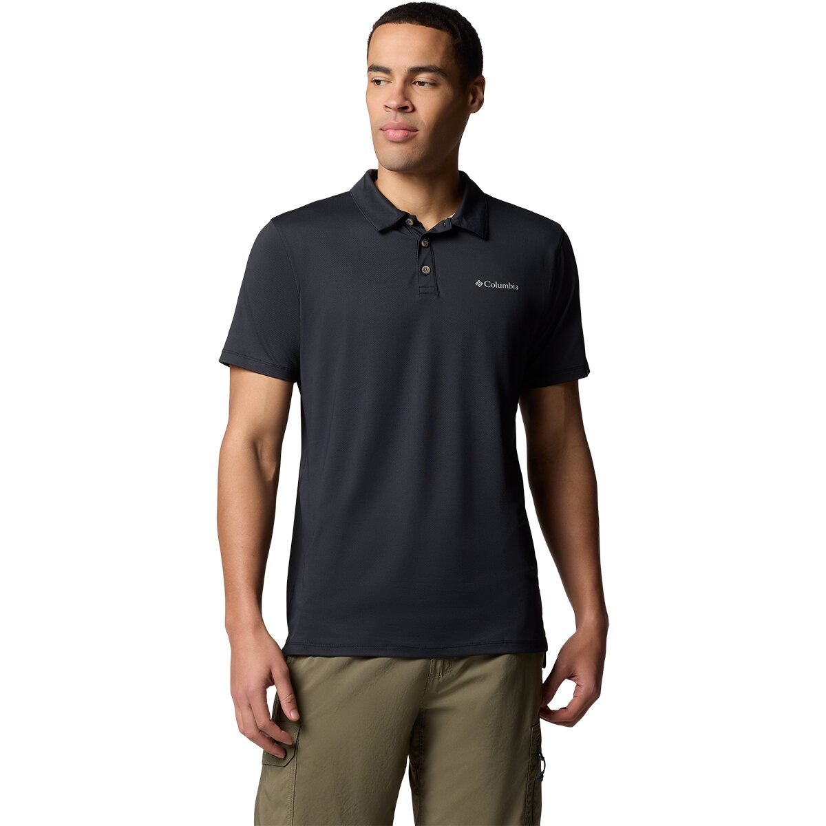 Columbia Tech Trail Utility Polo - Men's Black, XL