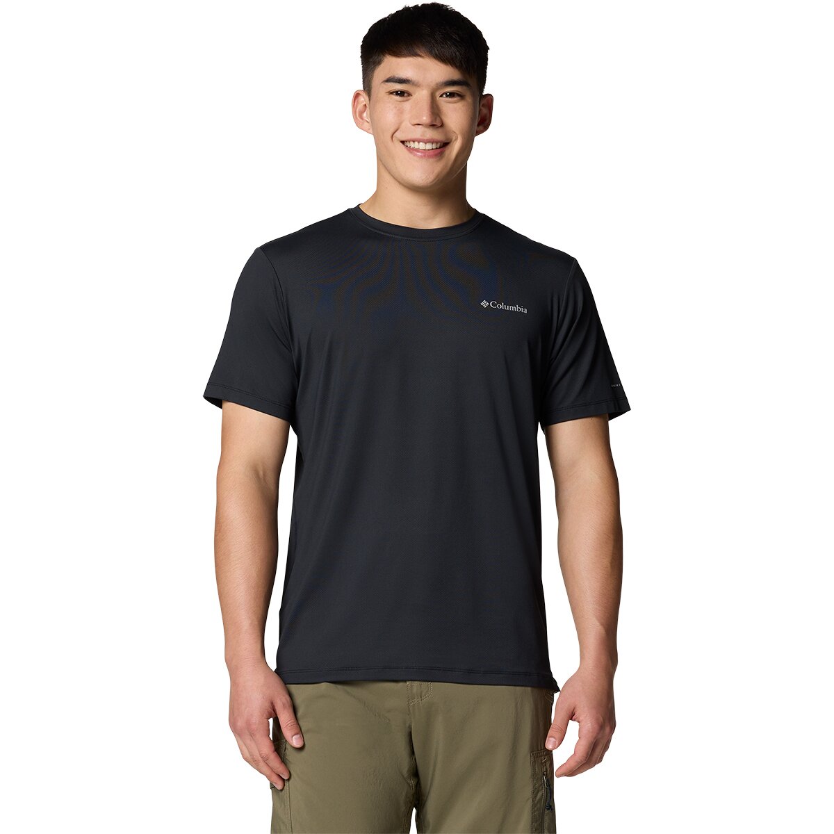 Image of Columbia Tech Trail Utility Short-Sleeve Crew - Men's Black, XS