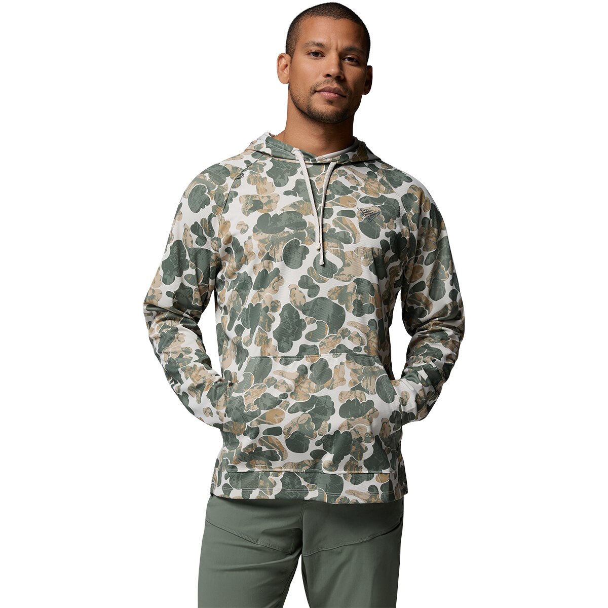 Columbia Wild Cast Camp Hoodie - Men's Dark Stone Deltawoods, S