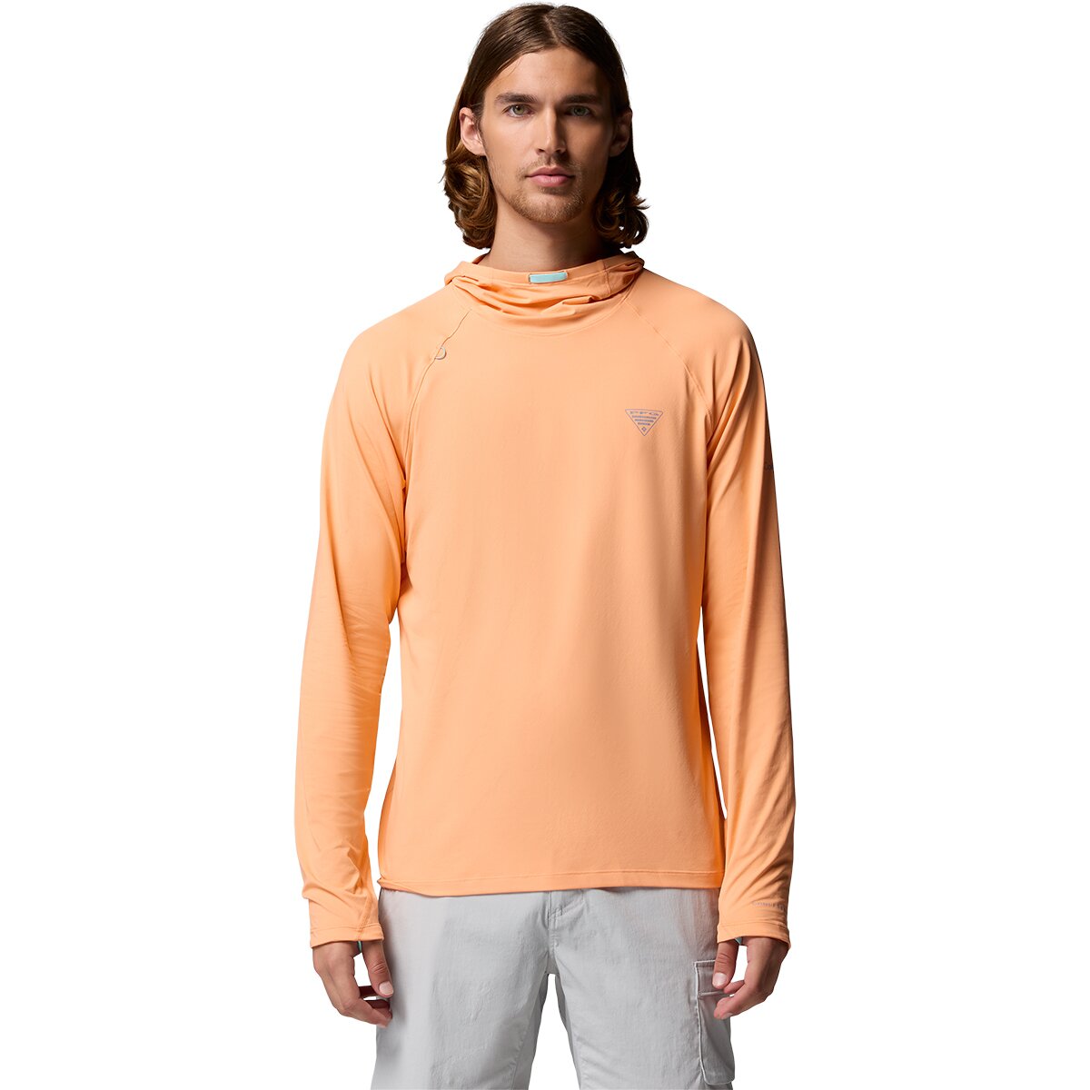 Image of Columbia Wild Cast Sun Hoodie - Men's Bright Nectar, M
