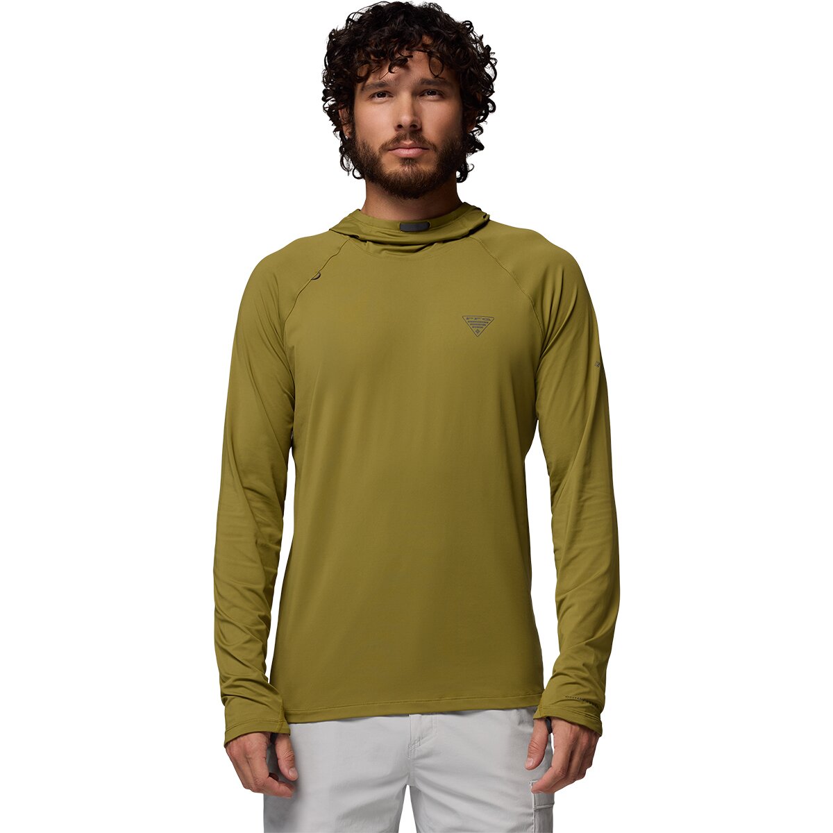 Image of Columbia Wild Cast Sun Hoodie - Men's Grove Green, M