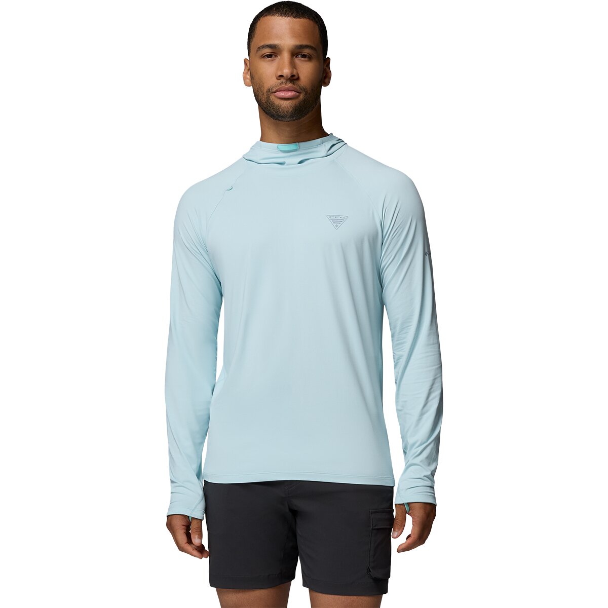 Image of Columbia Wild Cast Sun Hoodie - Men's Marine Light, S