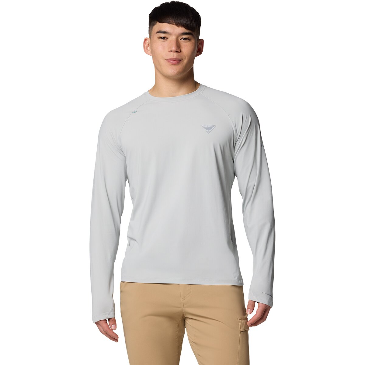 Image of Columbia Wild Cast Sun Shirt - Men's Cool Grey, L