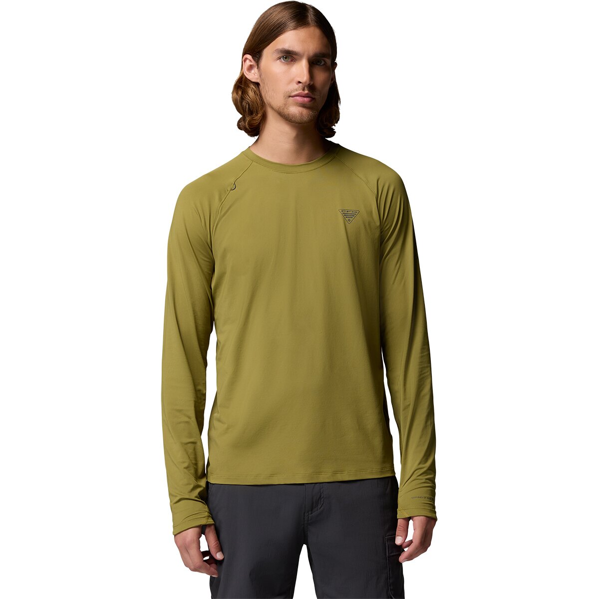 Image of Columbia Wild Cast Sun Shirt - Men's Grove Green, XXL