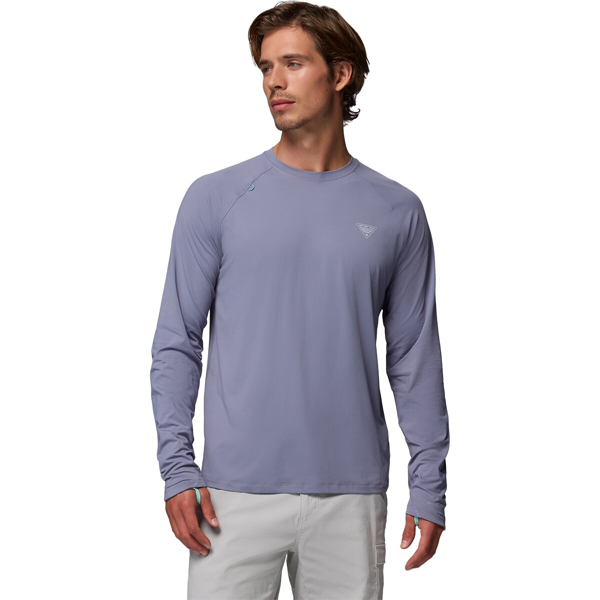 Image of Columbia Wild Cast Sun Shirt - Men's New Moon, L