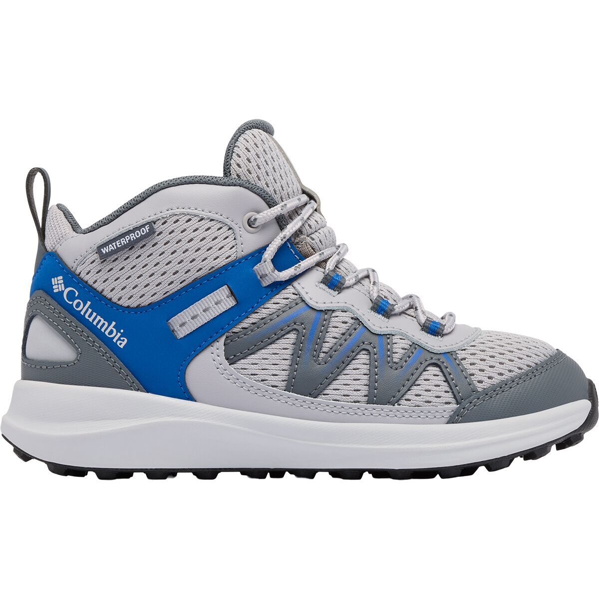 Columbia Peakfreak Rush Mid Waterproof Shoe - Kids' Columbia Grey/Mountain Blue, 4.0