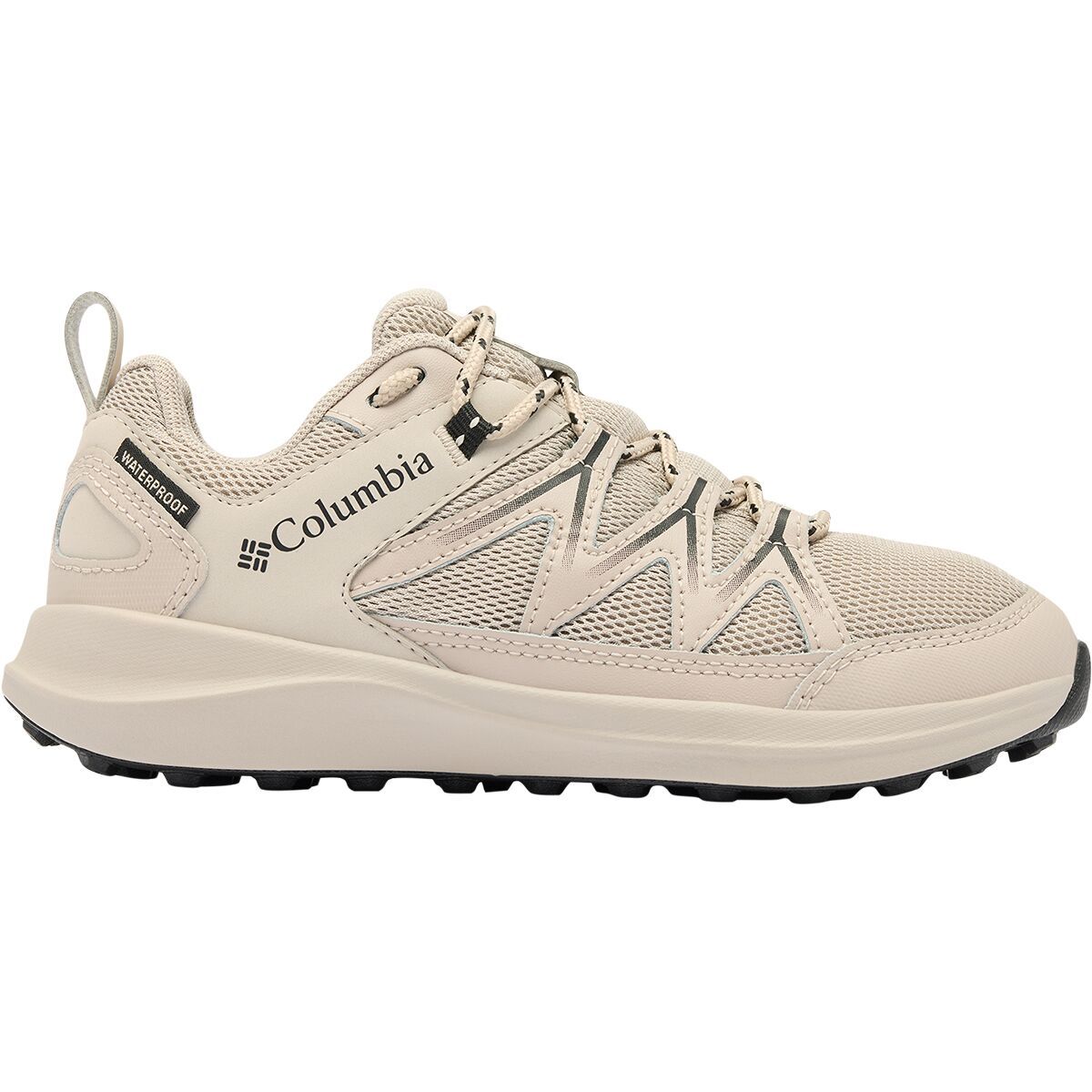 Image of Columbia Peakfreak Rush Waterproof Shoe - Kids' Soft Taupe/Black, 5.0