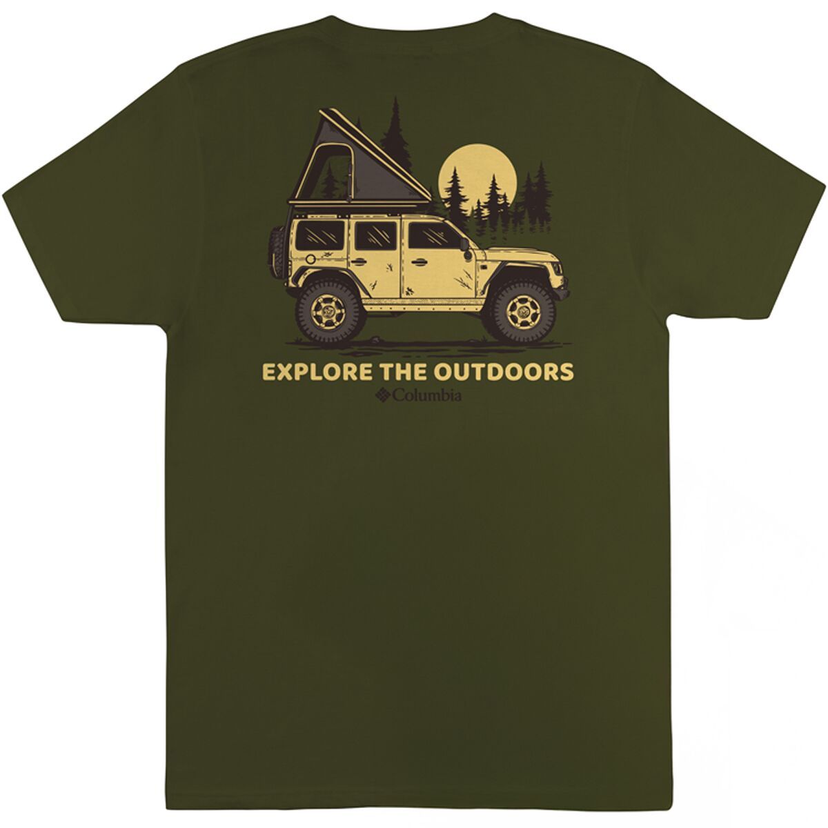 Image of Columbia Vince Short-Sleeve T-Shirt - Men's Surplus Green, S