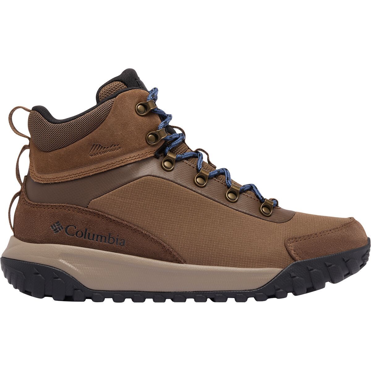 Image of Columbia Burnsider Waterproof Boot - Men's Dark Brown/Dark Mountain, 10.0