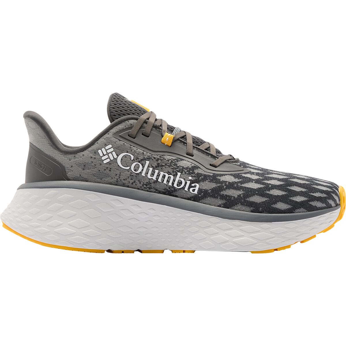 Image of Columbia Konos Elevate Trail Running Shoe - Men's Dark Grey/Stinger, 9.5