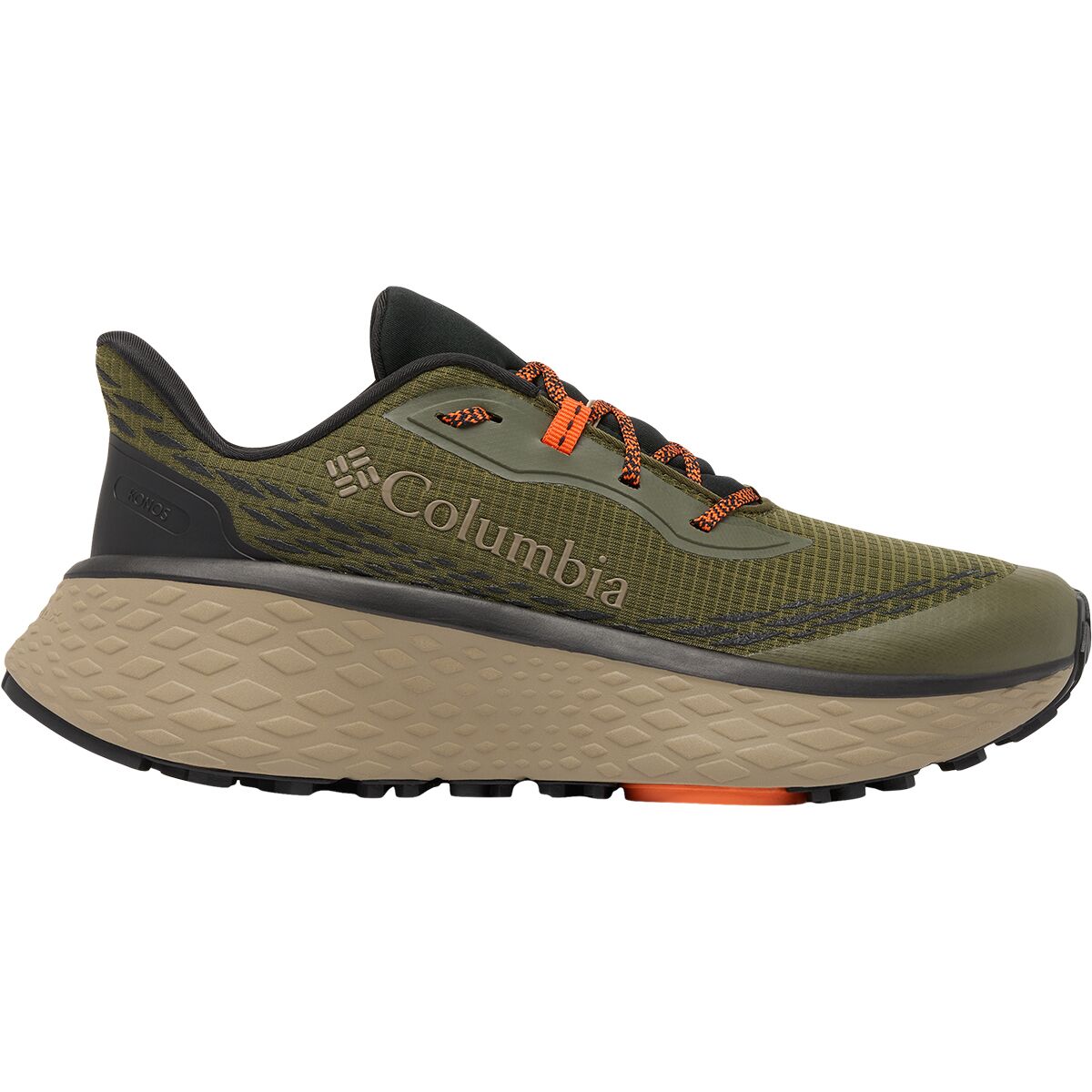 Image of Columbia Konos Trillium ATR Trail Running Shoe - Men's Nori/Tangy Orange, 11.0