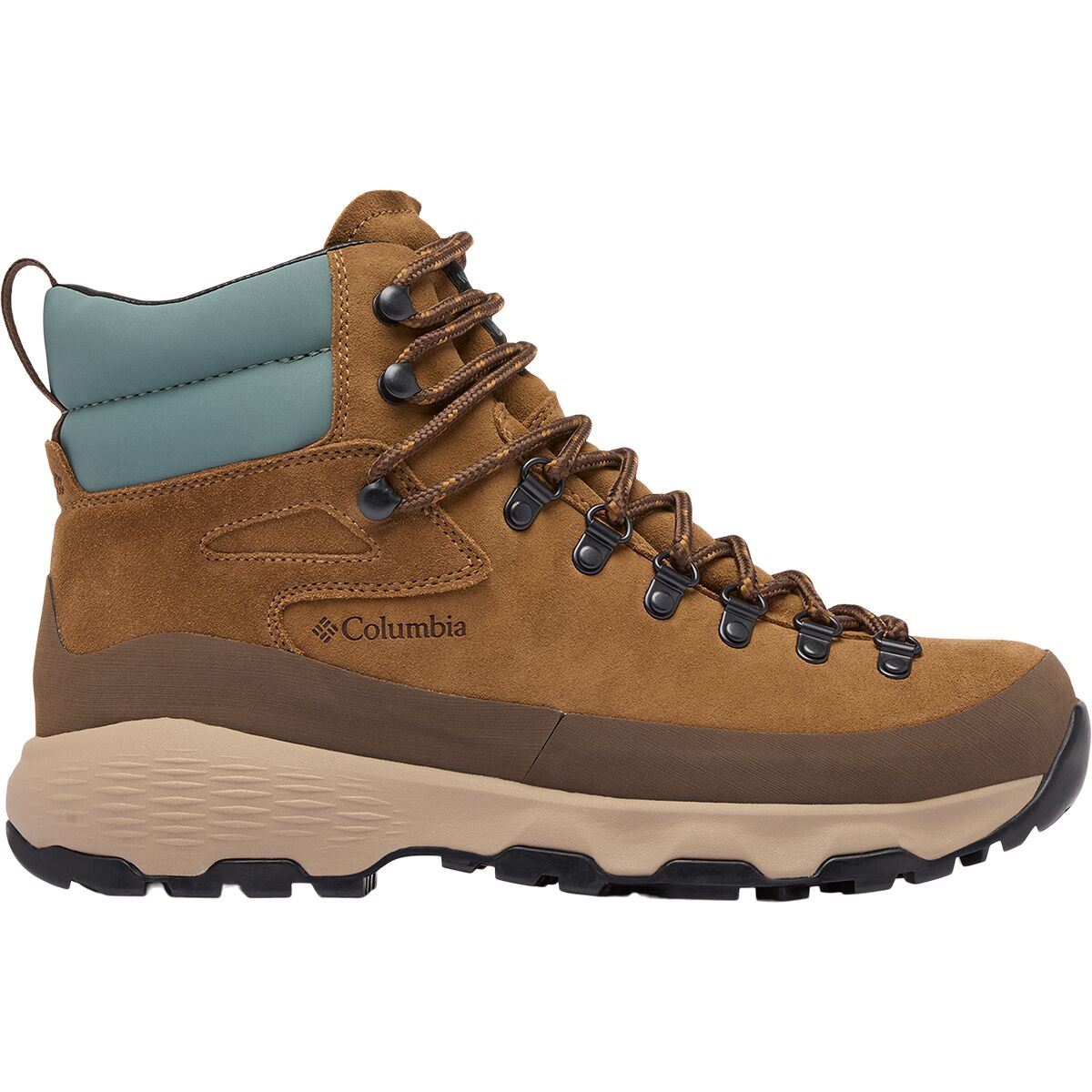 Image of Columbia Newton Alpine PT Hiking Boot - Men's Light Brown/Metal, 13.0