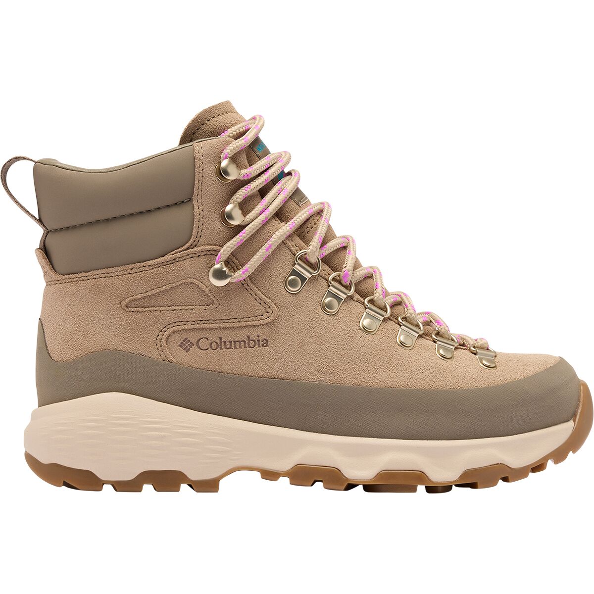 Image of Columbia Newton Alpine PT Hiking Boot - Women's Oxford Tan/Foxglove, 6.0