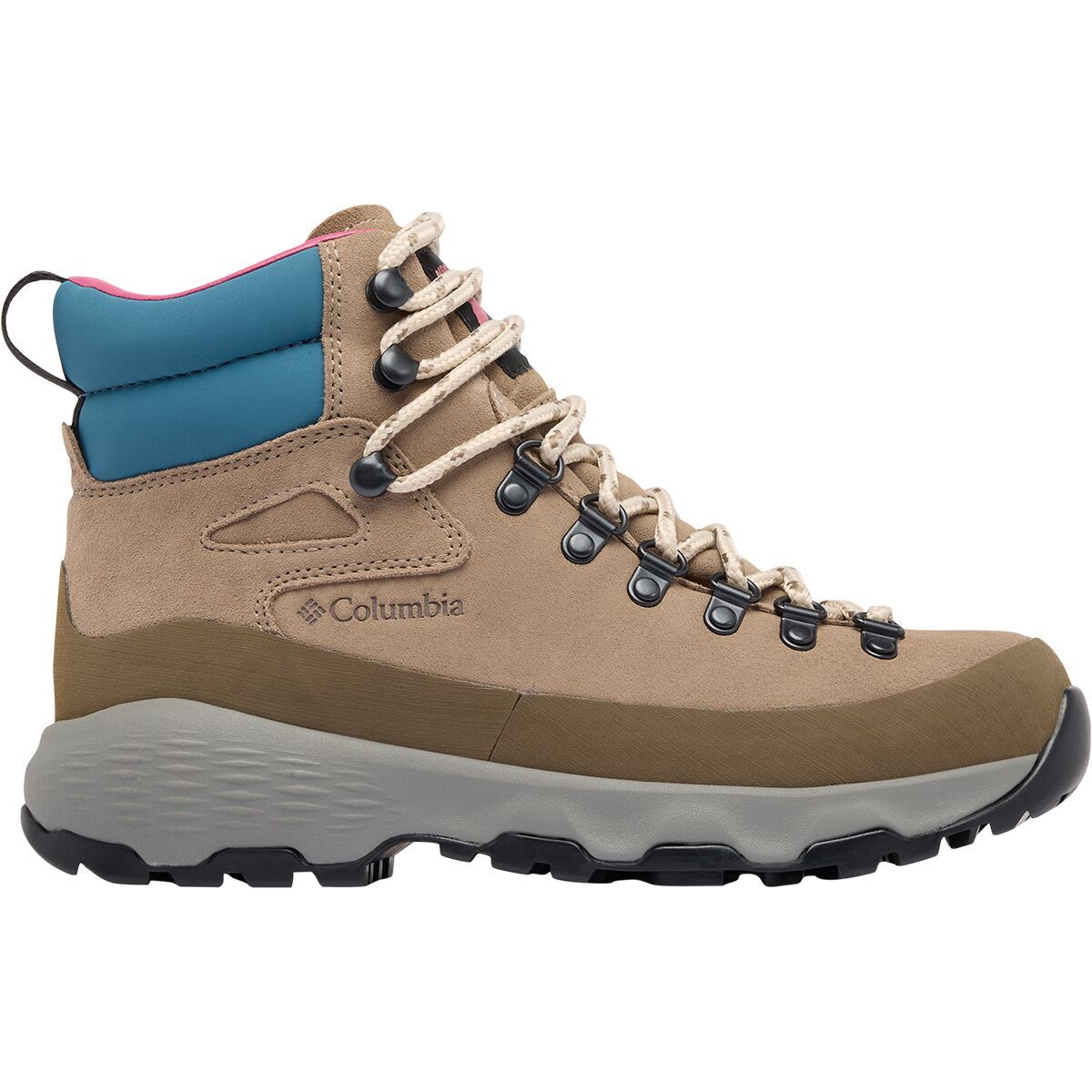 Image of Columbia Newton Alpine PT Hiking Boot - Women's Wet Sand/Rosette, 10.0