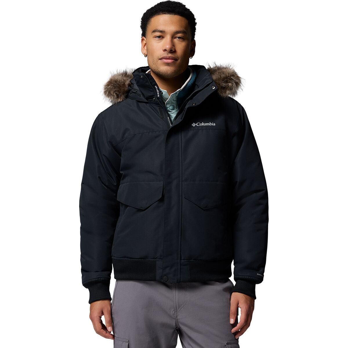 Columbia Cape Ridge Bomber Jacket - Men's Black, S