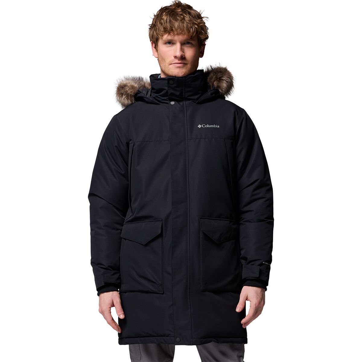 Image of Columbia Cape Ridge Parka - Men's Black, S