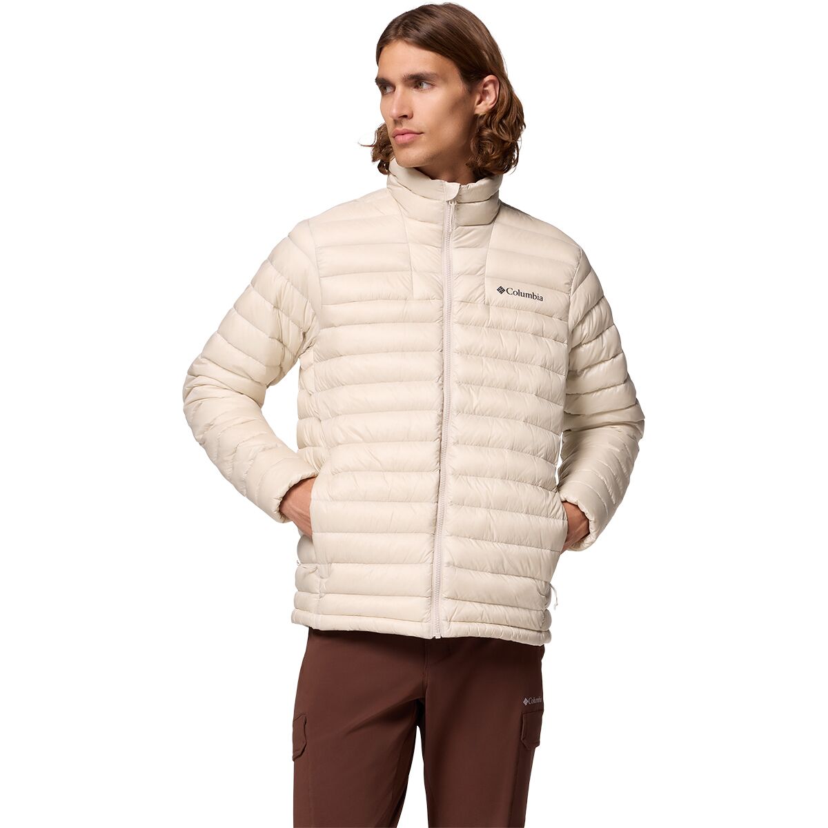 Image of Columbia Corelite Down Jacket - Men's Dark Stone, S