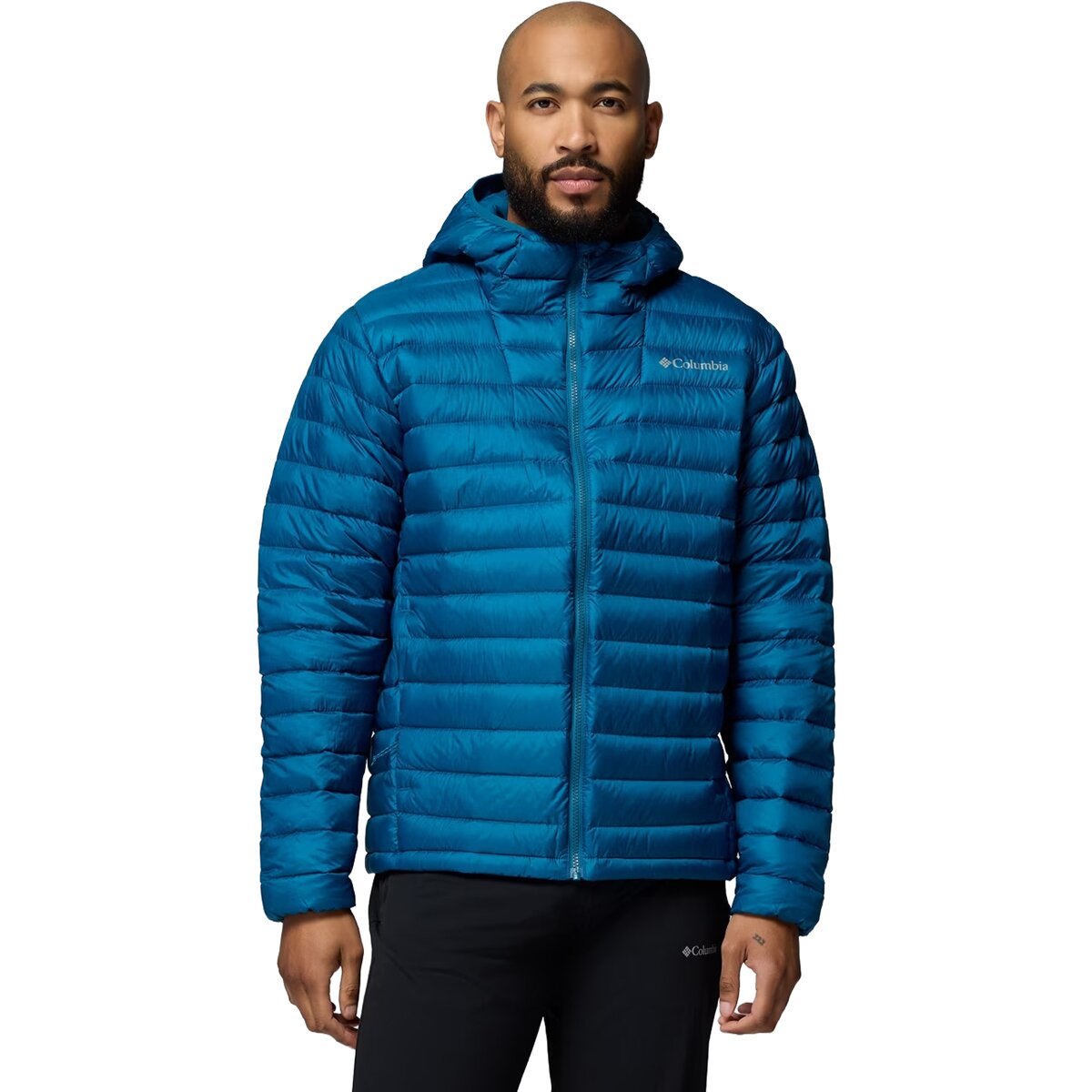 Image of Columbia Corelite Down Jacket - Men's Phoenix Blue, L