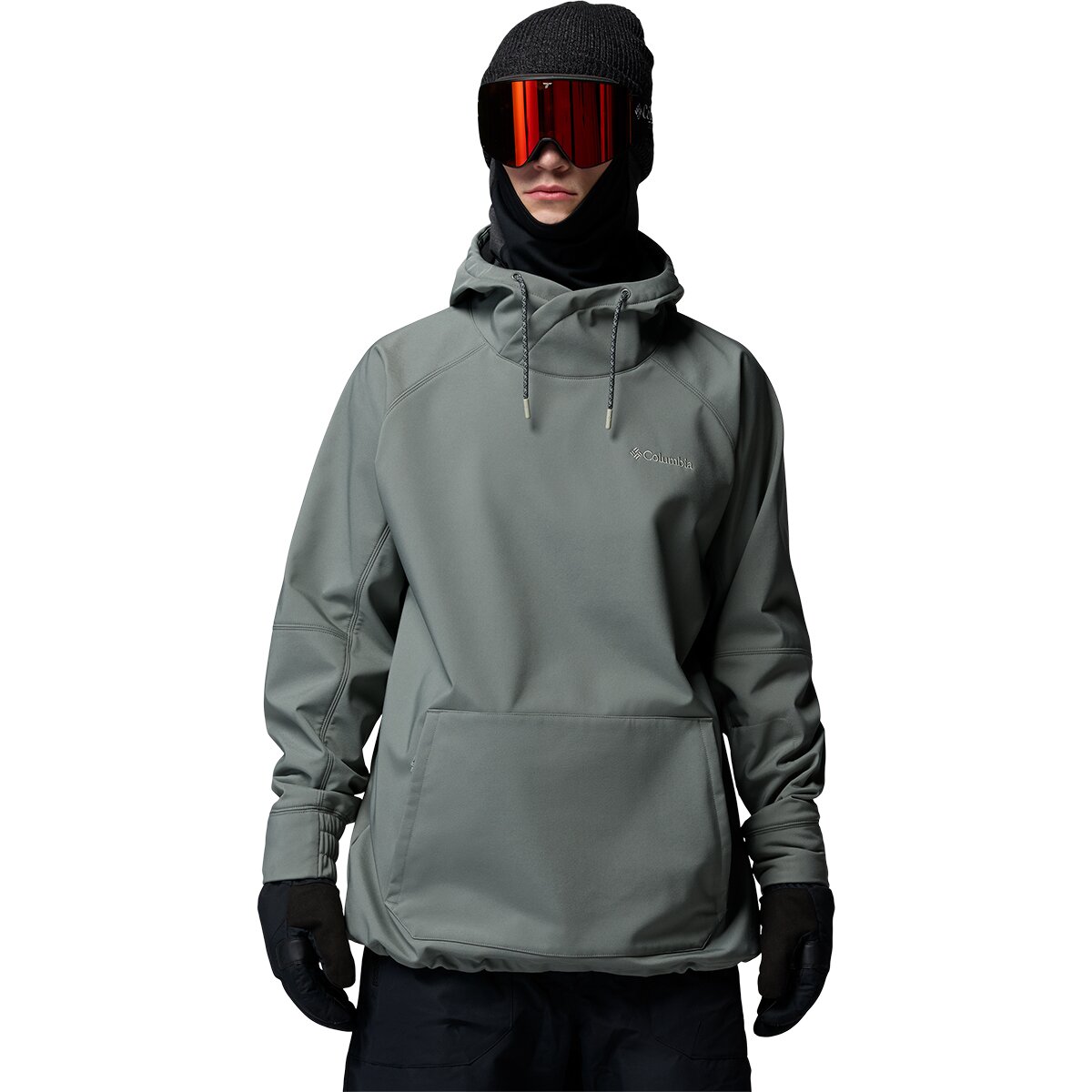 Image of Columbia Coreshot Softshell Hoodie - Men's Sedona Sage, XL